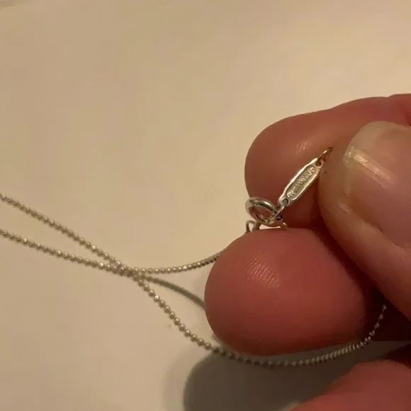 Tiffany & co key pendant necklace